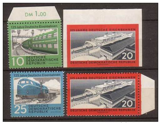 DDR , 1960 , Mi.Nr. 804 / 805 A / 805 B / 806 ** / MNH - Ungebraucht