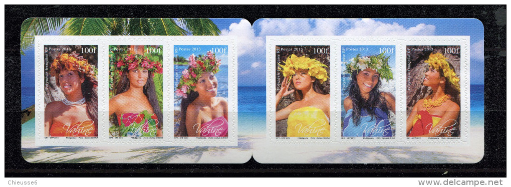 Polynésie **  - Carnet -  Coiffures De Fleurs - Booklets