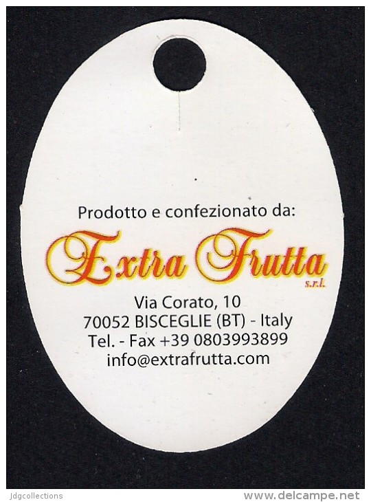 # EXTRA FRUTTA SEEDLESS TABLE GRAPE Italy Fruit Tag Balise Etiqueta Anhänger Cartellino Uva Raisin Uvas Traube - Fruits & Vegetables