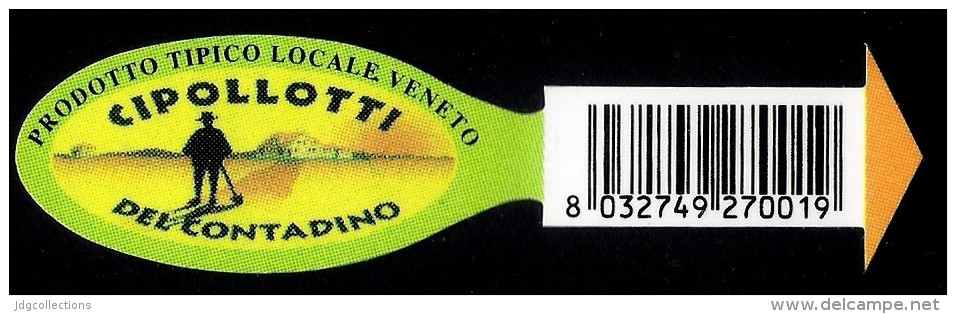 # CIPOLLOTTI TRESOLDI Italy Onion Tag Balise Etiqueta Anhänger Cartellino Vegetables Gemüse Legumes Oignon Verduras - Fruits & Vegetables