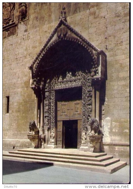 Altamura - Il Portale Della Cattedrale - Bari - 5134 - Formato Grande Viaggiata - Altamura