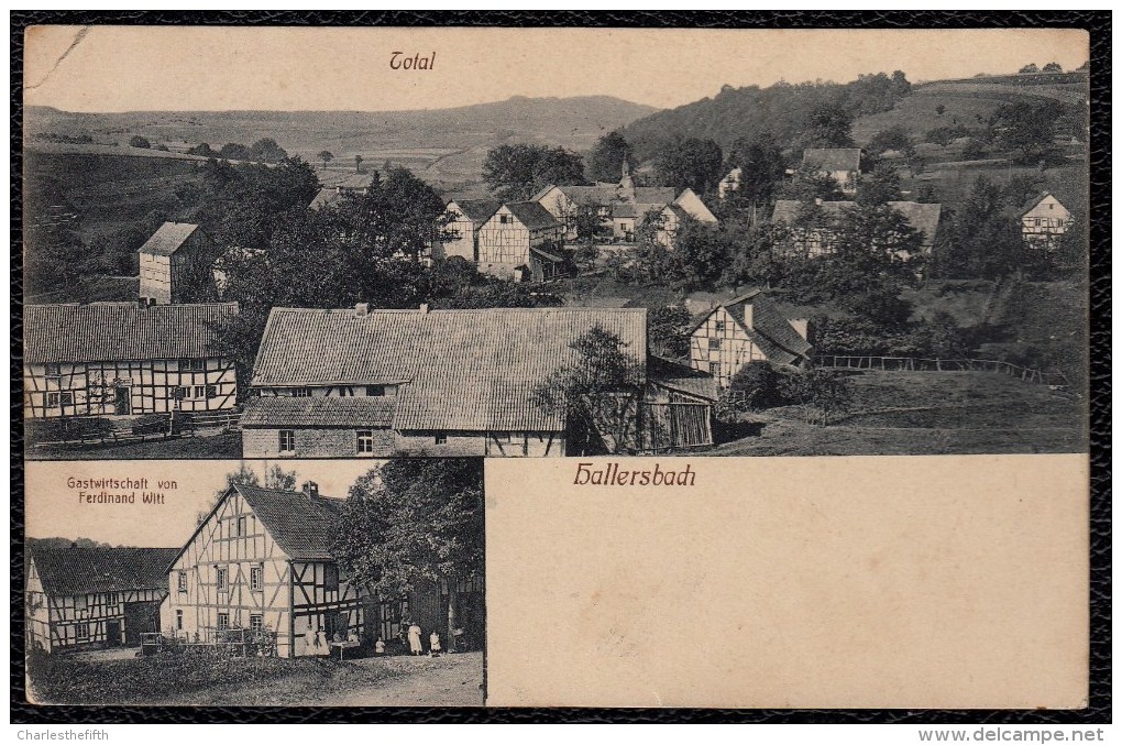 SELTEN !! HOLLERSBACH ( Pinzgau ) Mit GASTWIRTSCHAFT VON FERDINAND WITT - Vers. 1911 - 2 Scan 1 Karte ! - Zell Am See