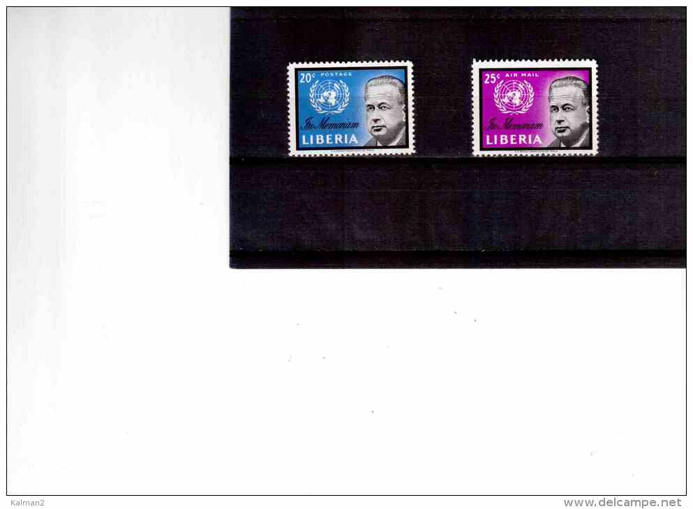 1613   -   SOMALIA   -  COMPLETE  NEW**   SET  Y.T. NR.  379 + A.129 - Liberia