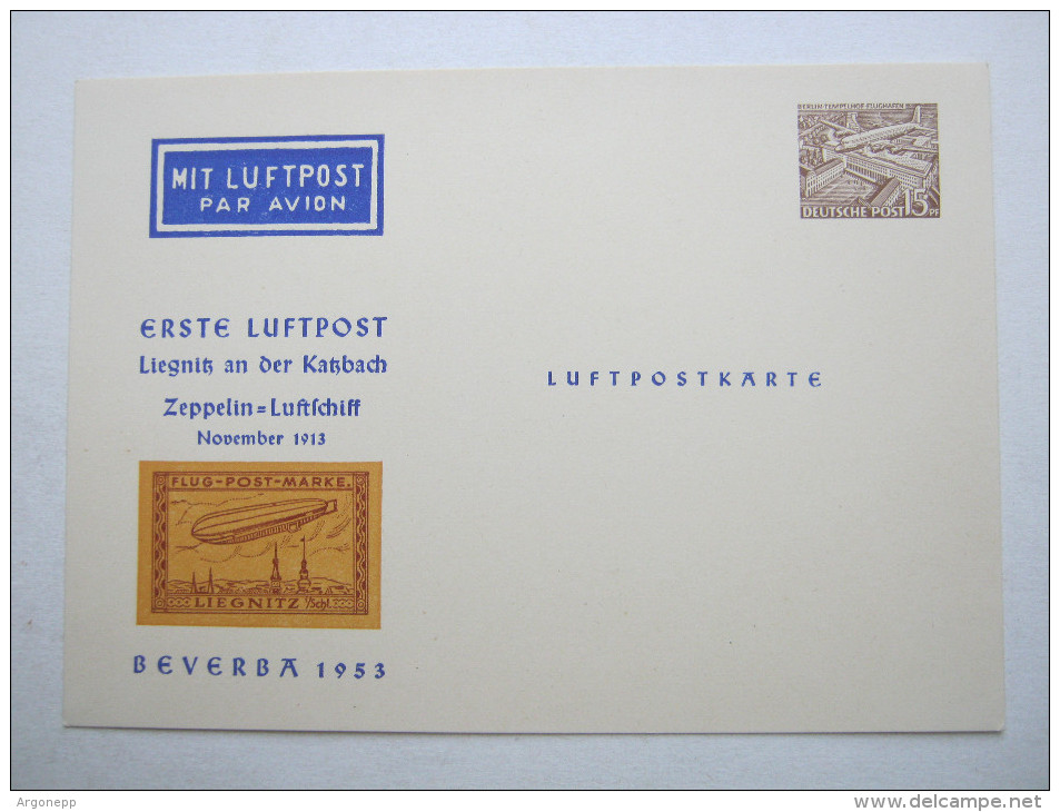 1953,  15 Pfg. Bauwerke , Karte - Postales - Nuevos