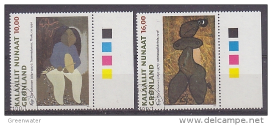 Greenland 1997 Art 2v Used Cto (traffic Lights In Margin)  (18281) Stamps With Full Gum - Gebruikt