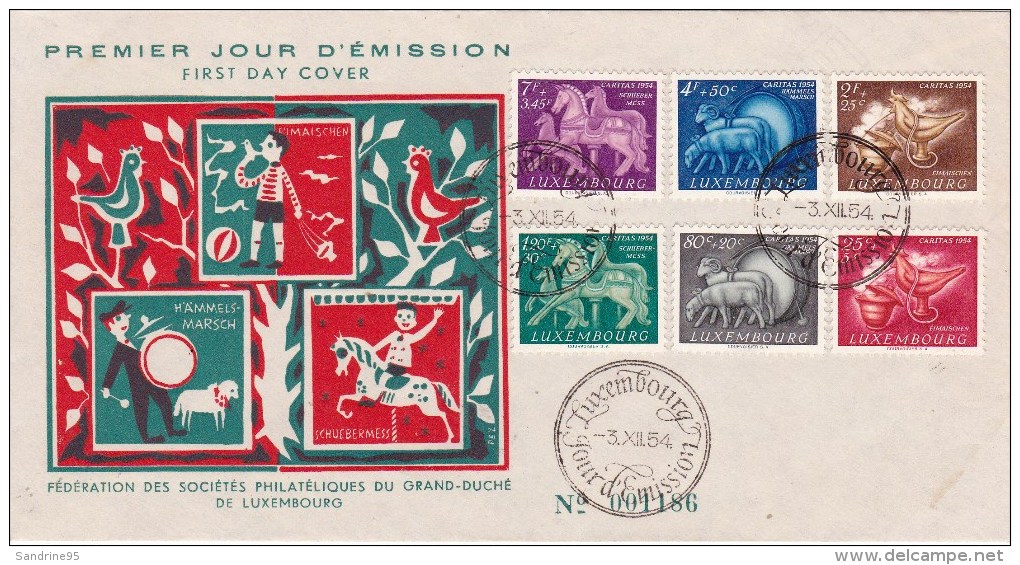 LUXEMBOURG ENVELOPPE COMMEMORATIVE - Commemoration Cards