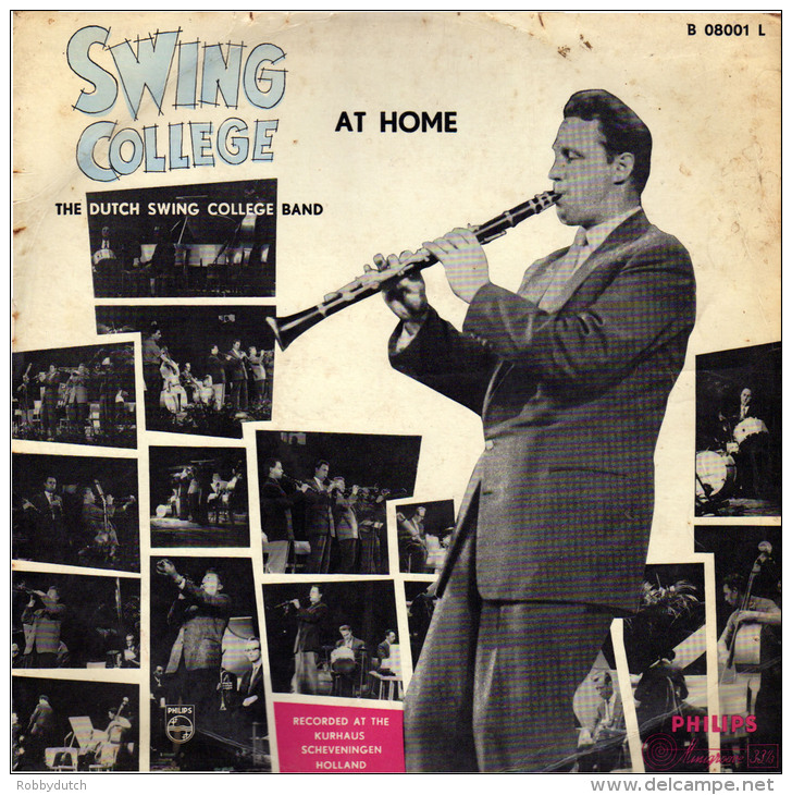 * LP *  DUTCH SWING COLLEGE BAND - SWING COLLEGE AT HOME - Jazz