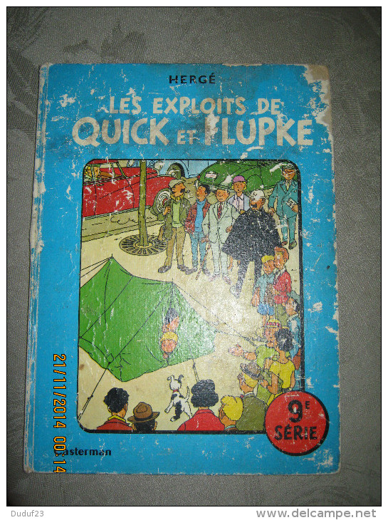 HERGE : LES EXPLOITS DE QUICK ET FLUPKE 9° SERIE -  CASTERMAN - 1966 - Quick Et Flupke
