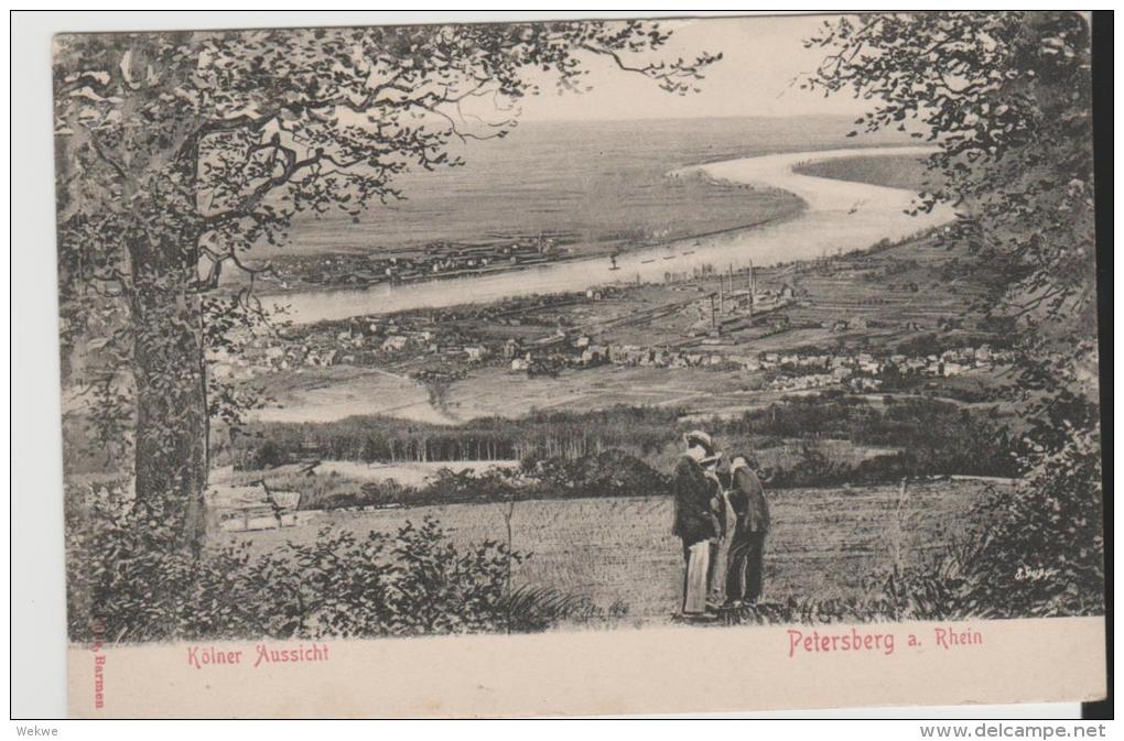 NRW113/ Blick Vom Petersberg 1900 - Petersberg