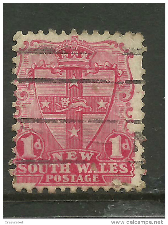 New South Wales 1905 - 10 1d Carmine Wmk 68. Used Stamp ( C355 ) - Usados