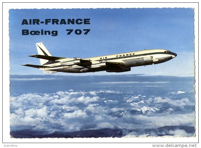 AVION  -  BOEING 707   -    CPM 1950/60 - 1946-....: Moderne