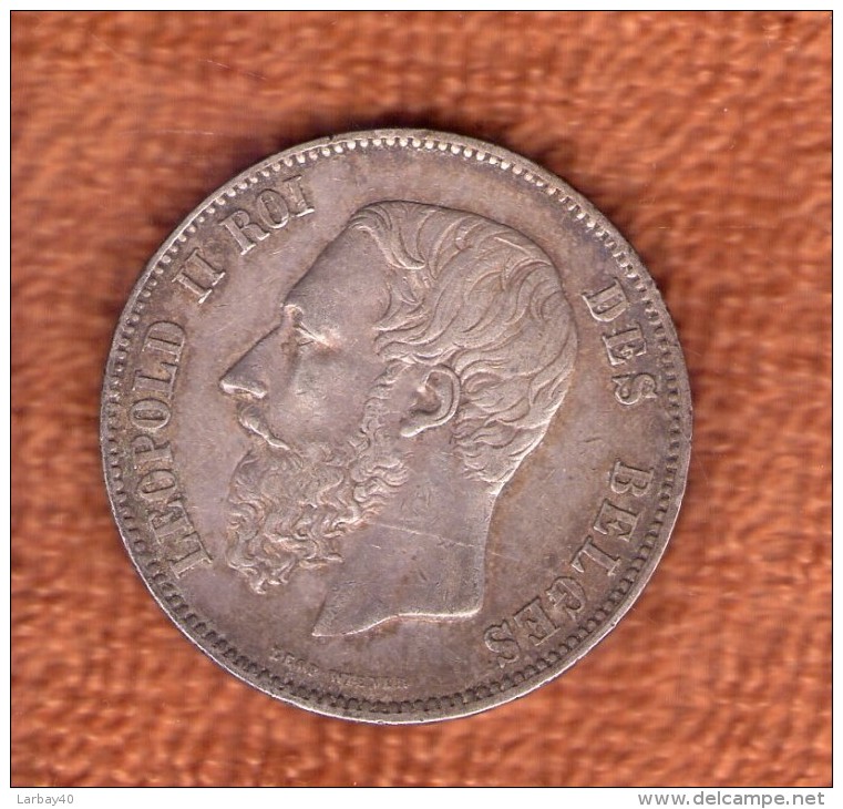 5 Francs Belge 1870 - 5 Francs