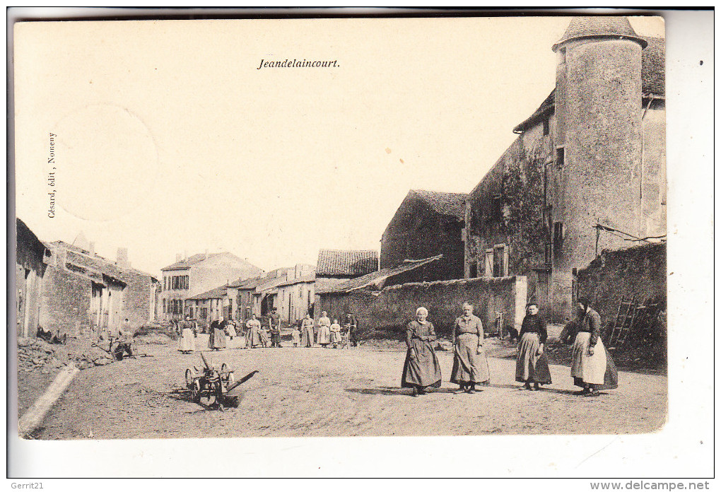 F 54114 JEANDELAINCOURT, Ortsansicht, 1907 - Nomeny