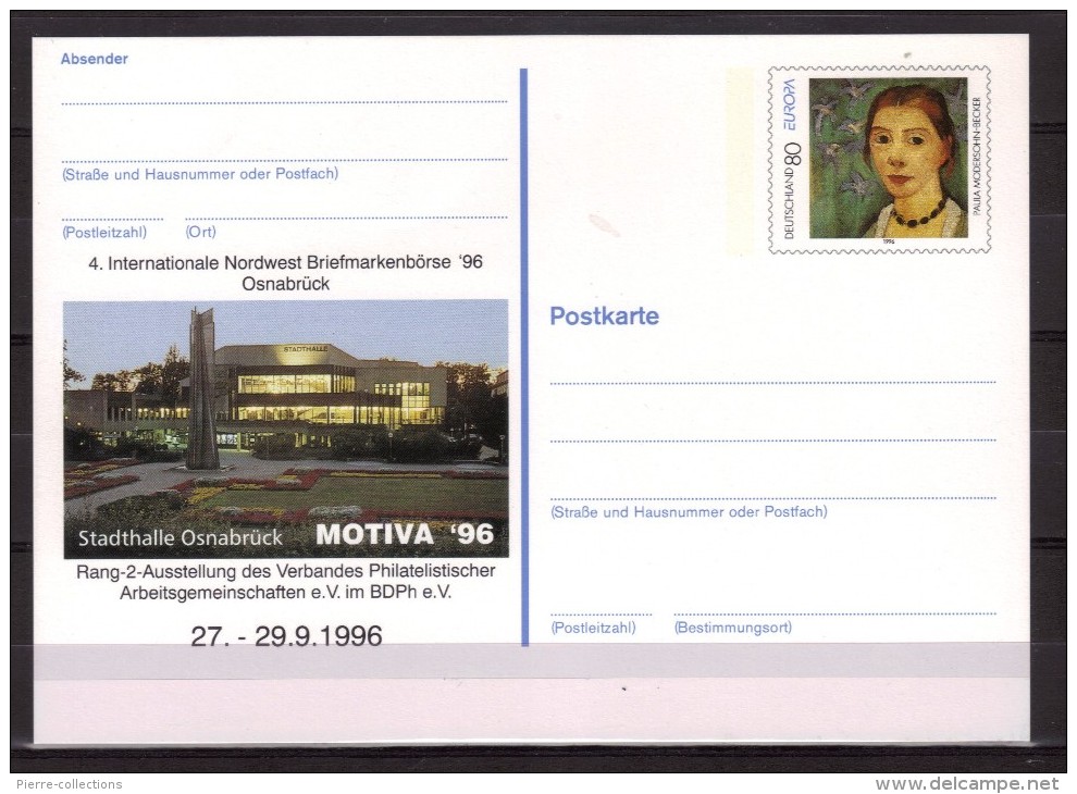 Allemagne Fédérale - Entier Postal Neuf ** - Europa - Osnabruck - Illustrated Postcards - Mint