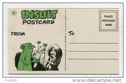 USA - AK 210726 Insult Postcard 14 - Humour