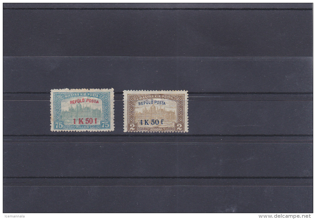 HUNGRIA   YVERT  AEREO   1/2  MH  * - Unused Stamps