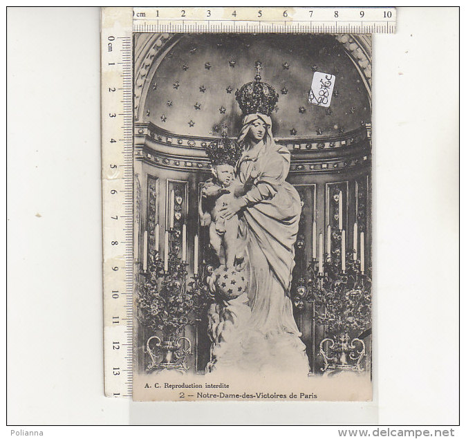 PO8876C# FRANCIA - PARIS - MADONNA - NOTRE-DAME-DES-VICTOIRES  No VG - Statue