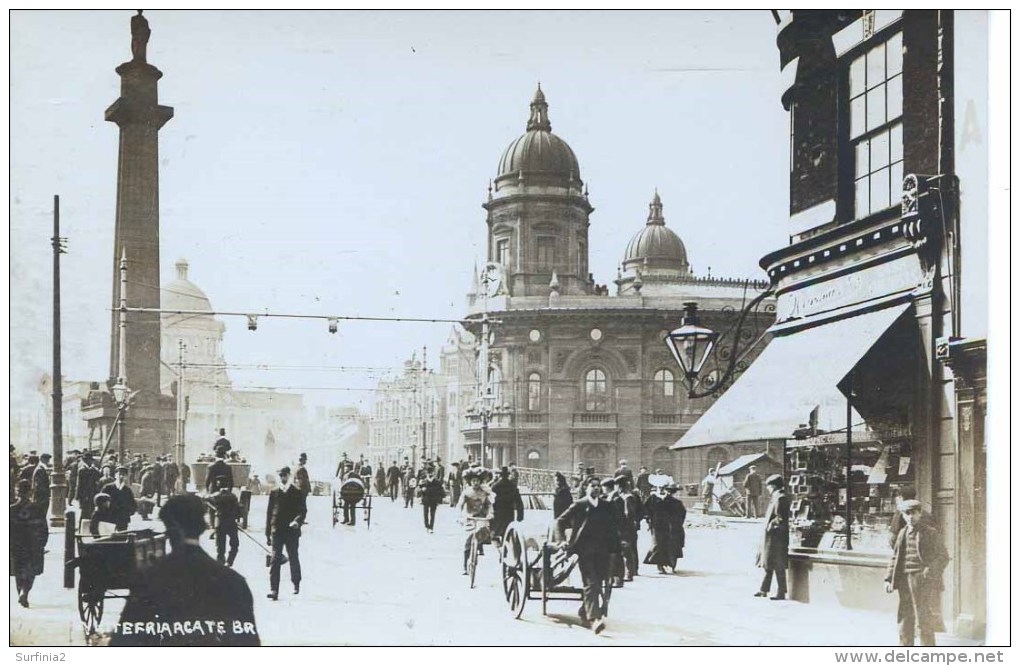 YORKS - HULL - WHITEFRIARGATE BRIDGE - ANIMATED 1906 RP Ye247 - Hull