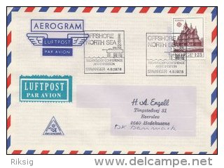 Postmark:  Offshore North Sea  Conference & Exhibition.  Stavanger 1978   Norway.  S-1765 - Other & Unclassified