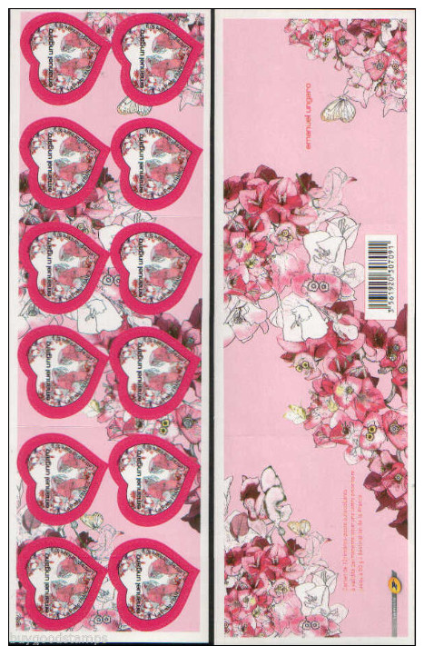 266  BC Carnet Autaucollant Roses 2009 Luxe** - Otros & Sin Clasificación