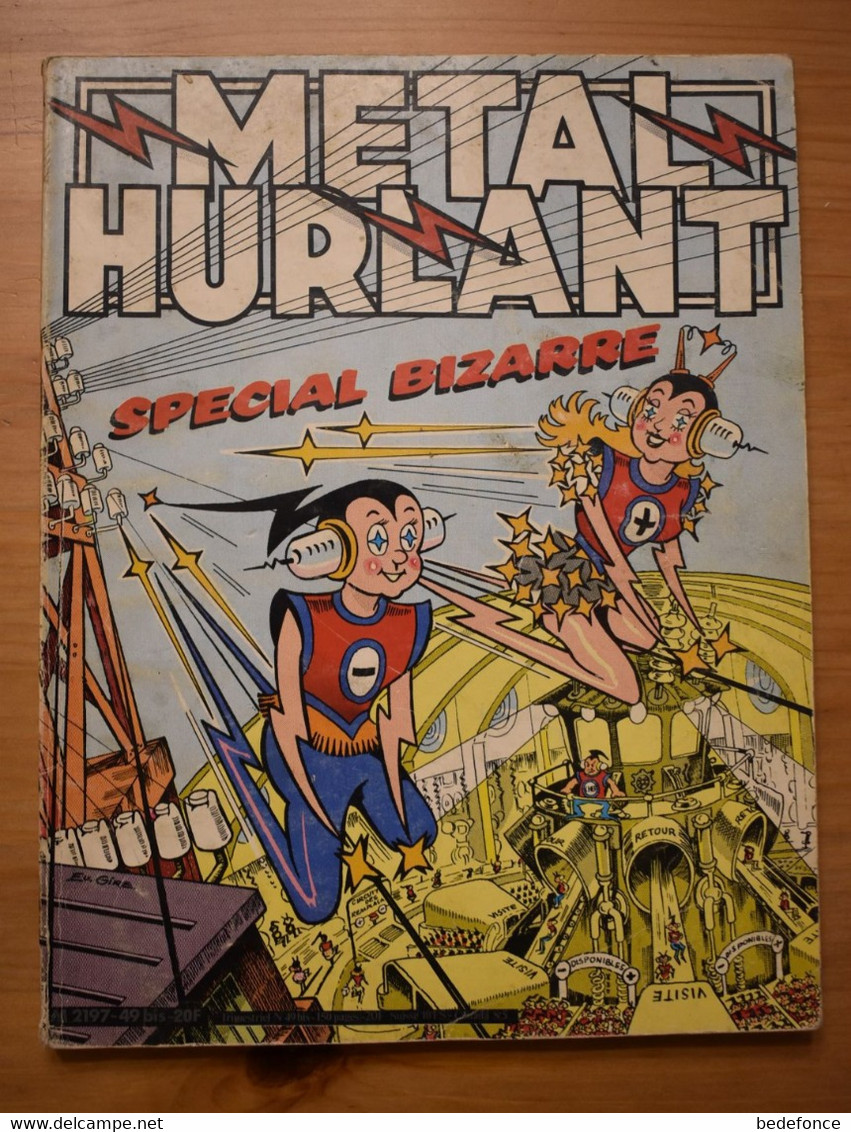 Métal Hurlant - 49 Bis N° Spécial 150 Pages, Avec Ceppi, Vasseur, Frères Bogdanov, Gire, Chaland, Capuana, ... - Métal Hurlant