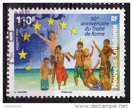 N° 997 - Oblitéré - 50ème Anniversaire Du Traité De Rome -Nouvelle Calédonie - Gebruikt