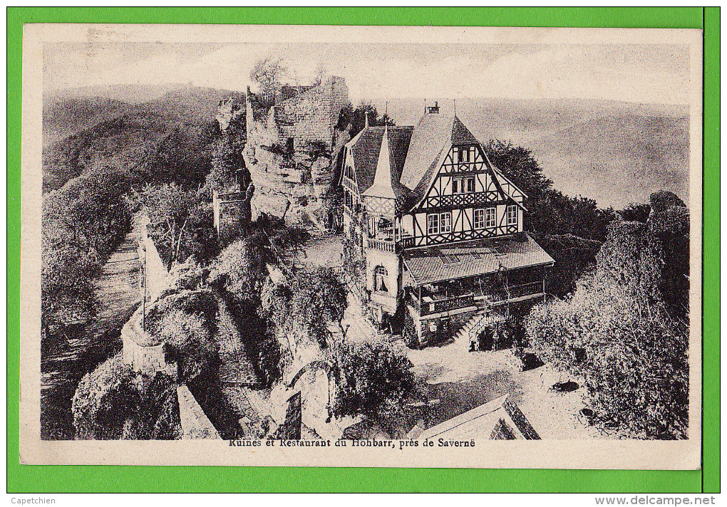 RUINES ET RESTAURANT DU HOHBARR Près De SAVERNE / BAS RHIN  .../ Carte Vierge / - Hotels & Gaststätten