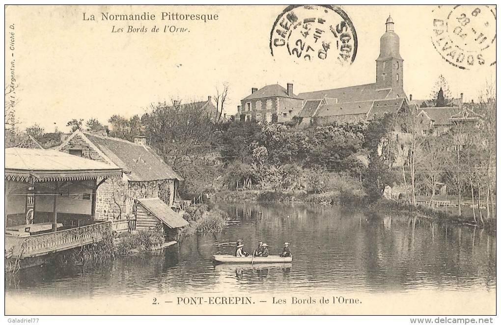 CPA Pont Ecrepin - Les Bords De L'Orne - Pont Ecrepin