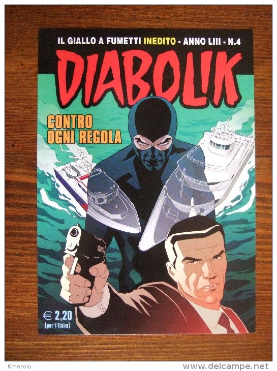 Diabolik Comic Carte Postale - Bandes Dessinées