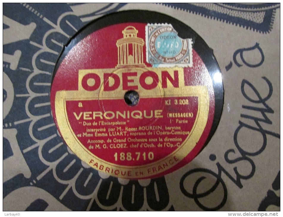 78 Tours Veronique  - Odeon 188 710 - 78 T - Disques Pour Gramophone