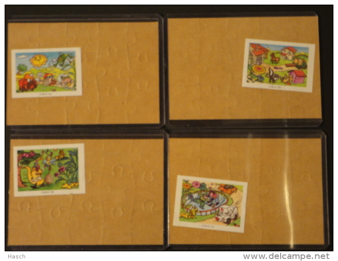 24. Puzzle Spielzeug 2 Serie 1998 K 99n124, N125, N126, N127 - Puzzles