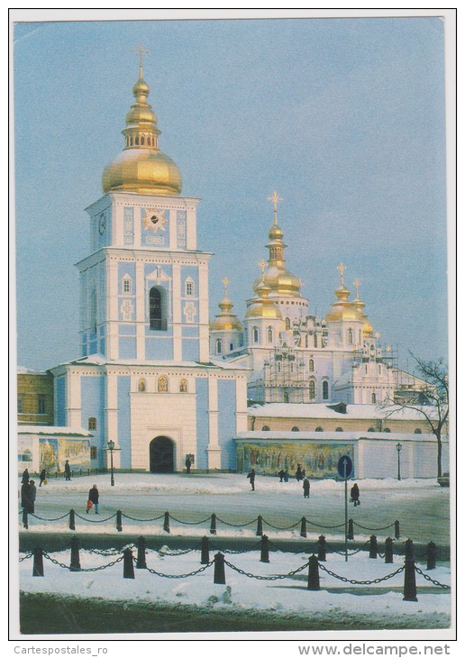 Kiev-St.Michael´s Cathedral Of The Golden Domes-unused,perfect Shape - Ucraina