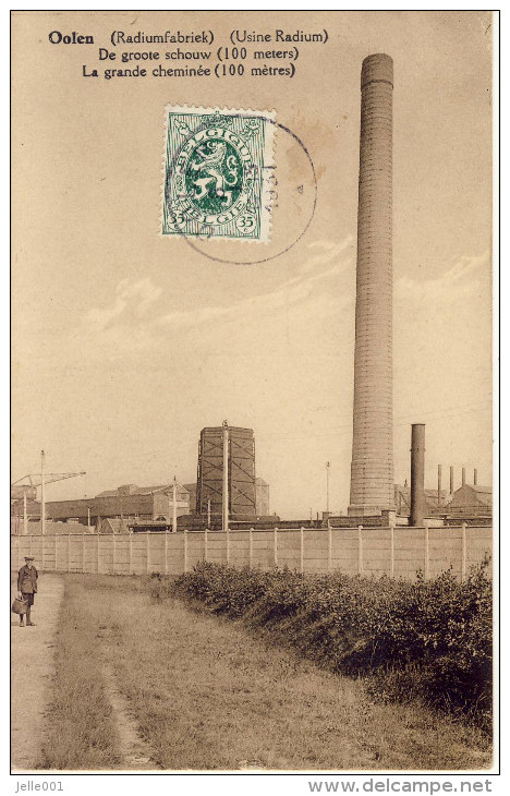 Oolen Olen Radiumfabriek  De Groote Schouw Usine Radium La Grande Cheminée - Olen