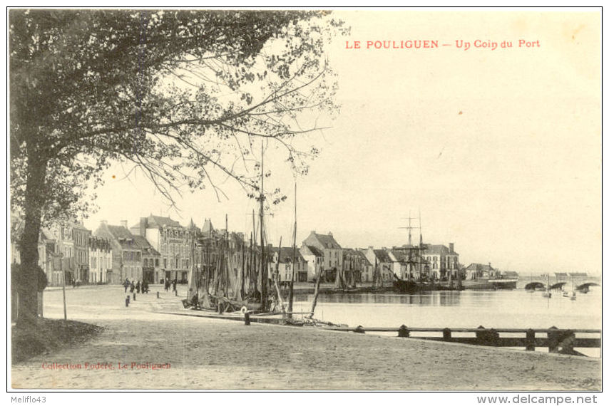 44/ CPA A - Le Pouliguen  - Un Coin Du Port - Le Pouliguen