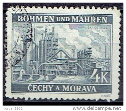 BOHEMIA & MORAVIA # STAMPS FROM YEAR 1939  STANLEY GIBBONS 34 - Oblitérés