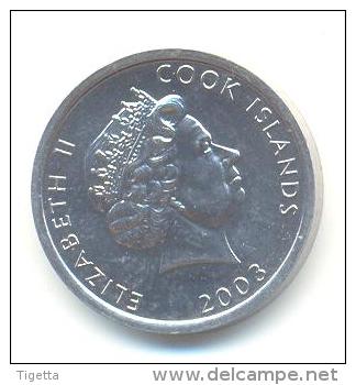 COOK ISLANDS  1 CENT 2003 FDC - Cook Islands