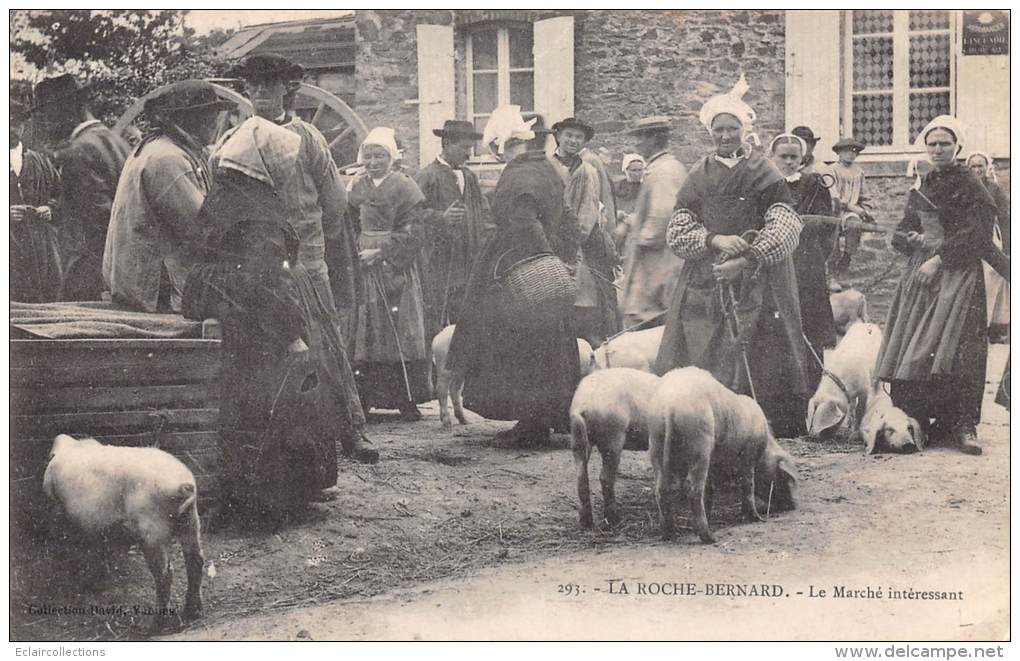 La Roche-Bernard    56      Un Marché Intéressant     (Cochons) - La Roche-Bernard