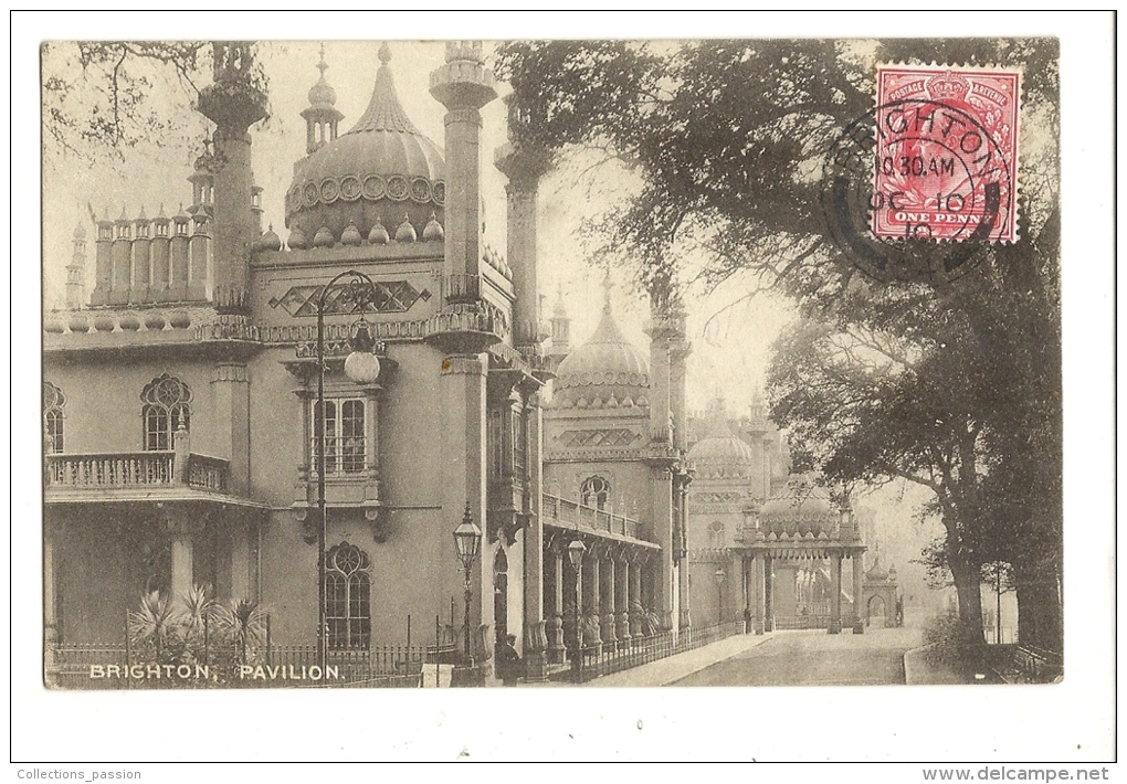 Cp, Angleterre, Brighton, Pavillon, Voyagée 1910 - Brighton
