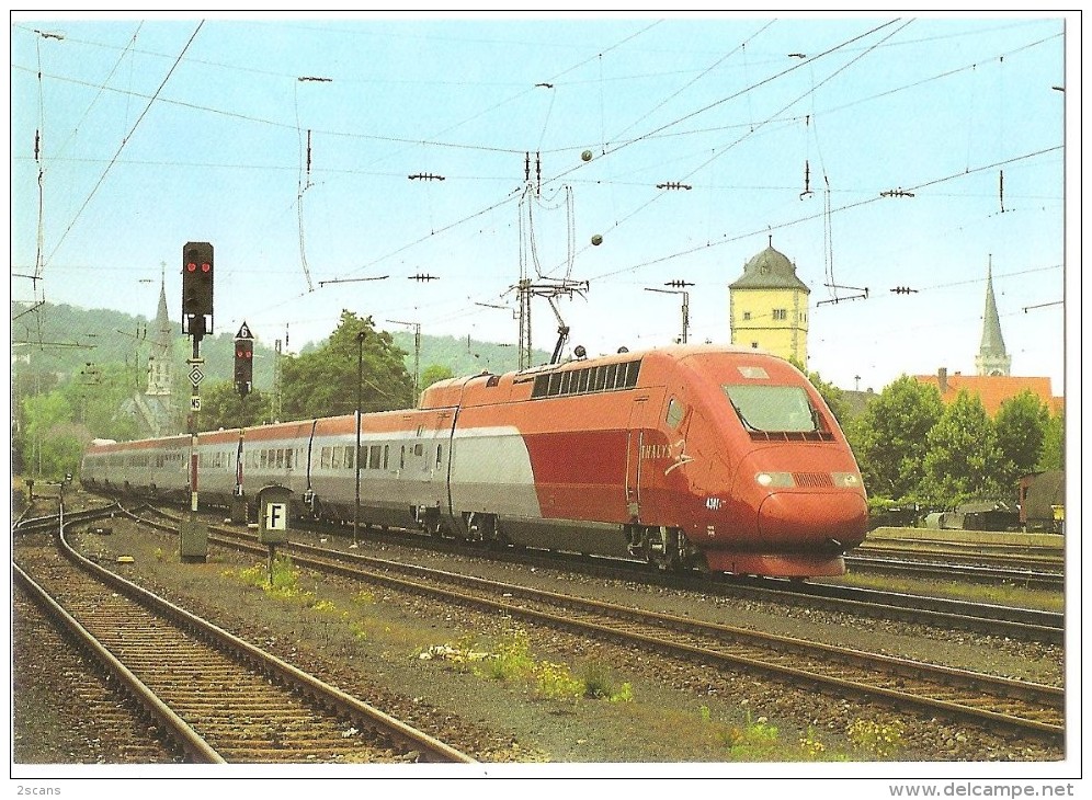 TRAIN Allemagne - EISENBAHN Deutschland - OCHSENFURT - TGV-PBKA N° 4341 + 4331 "THALYS" - Gares - Avec Trains