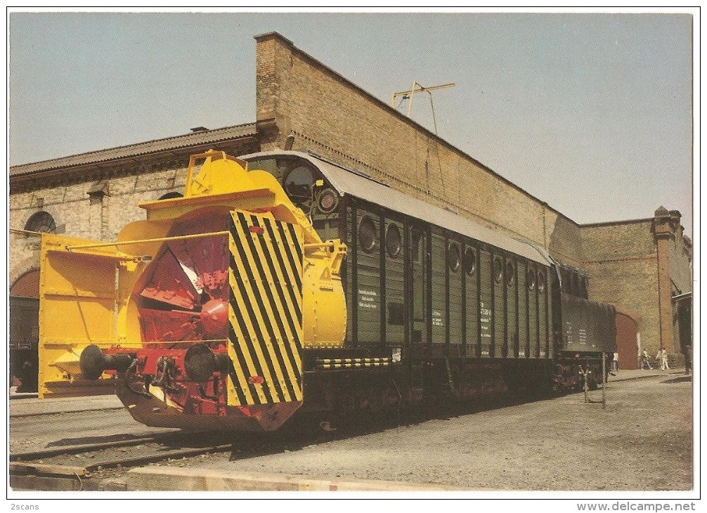 TRAIN Allemagne - EISENBAHN Deutschland - OFFENBURG - Dampf-Schneeschleuder 947 5 160-6 - Trains