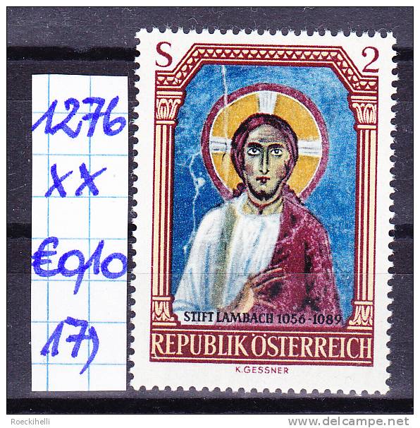 13.10.1967  -   SM  "Lambacher Fresken"  -  **  postfrisch   - siehe Scan  (1276 01-19)