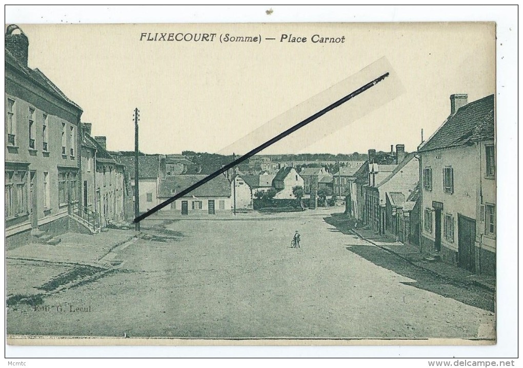 CPA - Flixecourt - Place Carnot - Flixecourt
