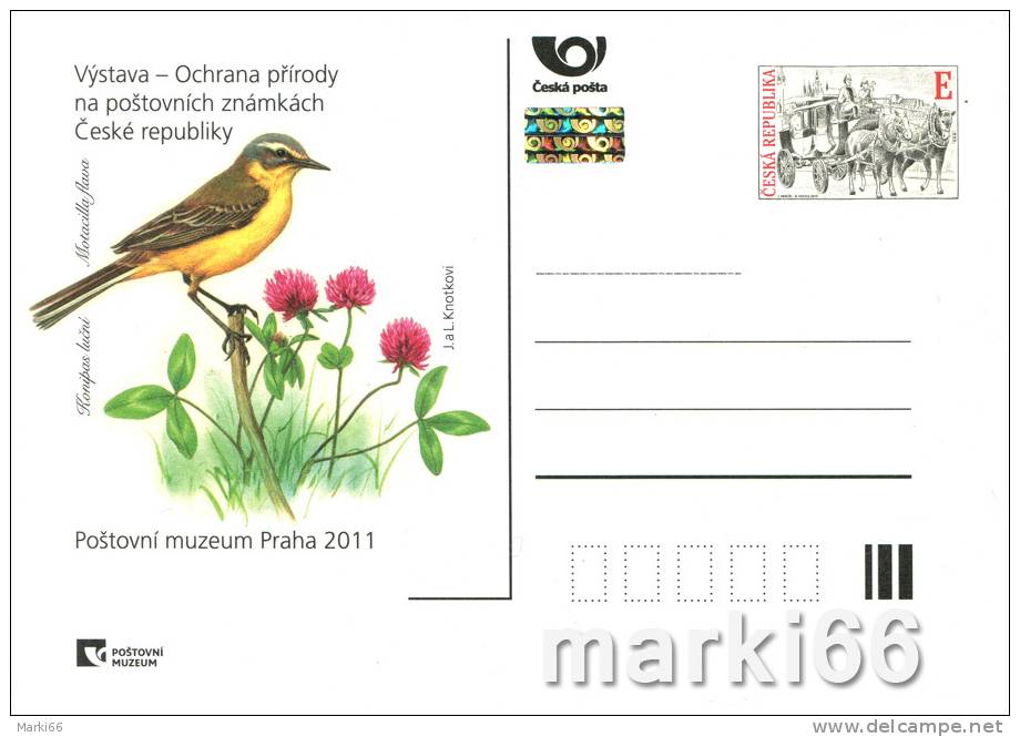 Czech Republic - 2011 - Nature Protection On Postal Stamps - Mint Postcard With Hologram - Postcards