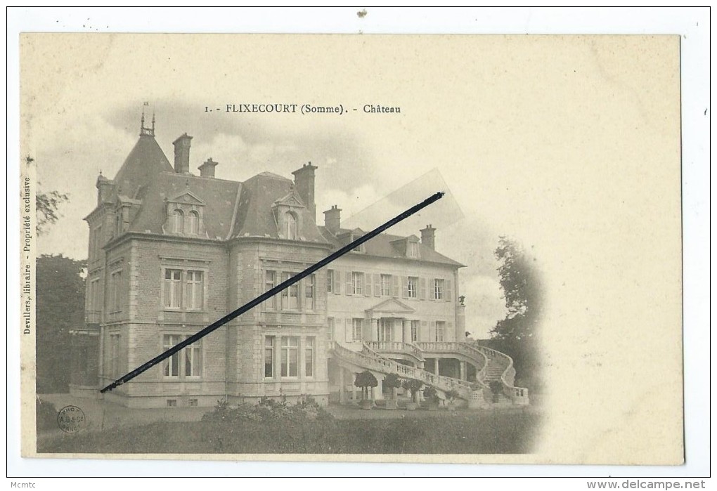 CPA - Flixecourt - Château - Flixecourt