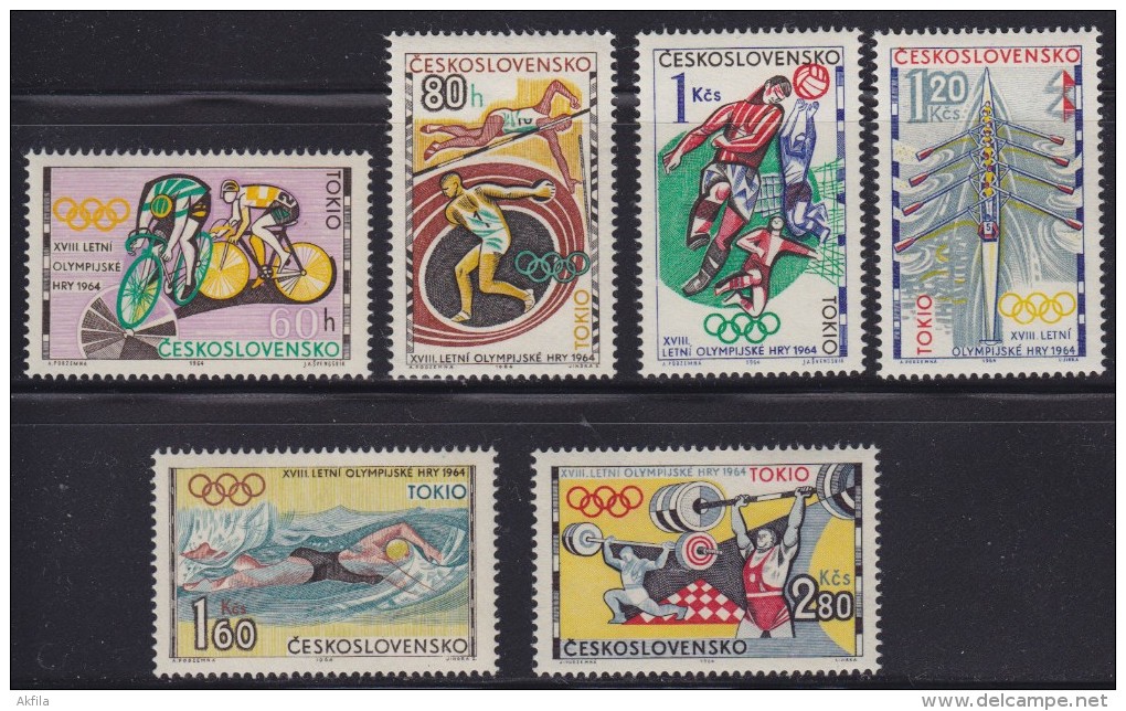 Czechoslovakia 1964 Olympic Games In Tokyo, MNH (**) - Ungebraucht