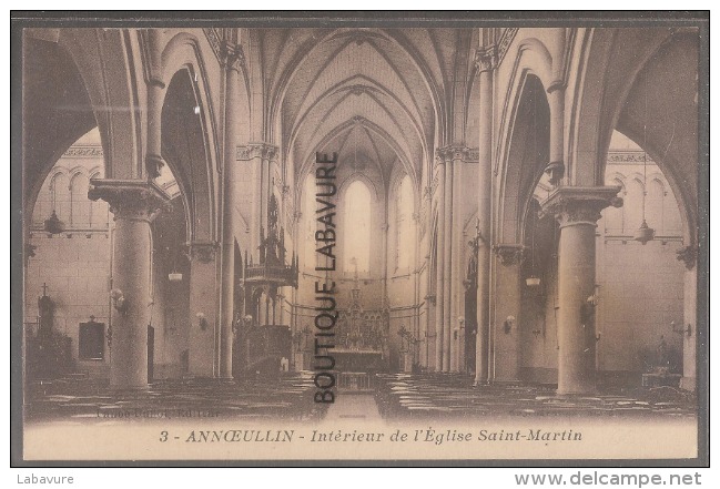 59---ANNOEULLIN--Interieur De L'Eglise Saint Martin-- - Autres & Non Classés