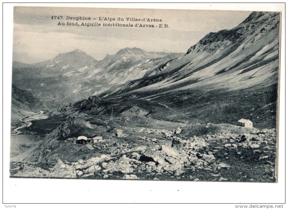 DAUPHINE----05----l'alpe Du Villard--d'aréne-au Fond,aiguille Méridionale D'arves--voir 2 Scans - Autres & Non Classés