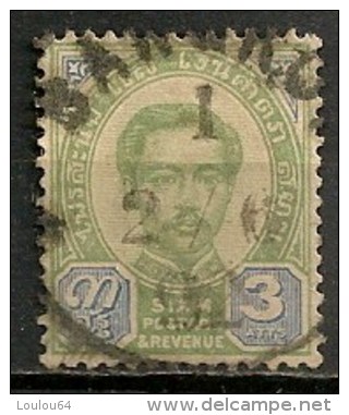 Timbres - Asie - Siam - 1887 - 3 A. - - Siam