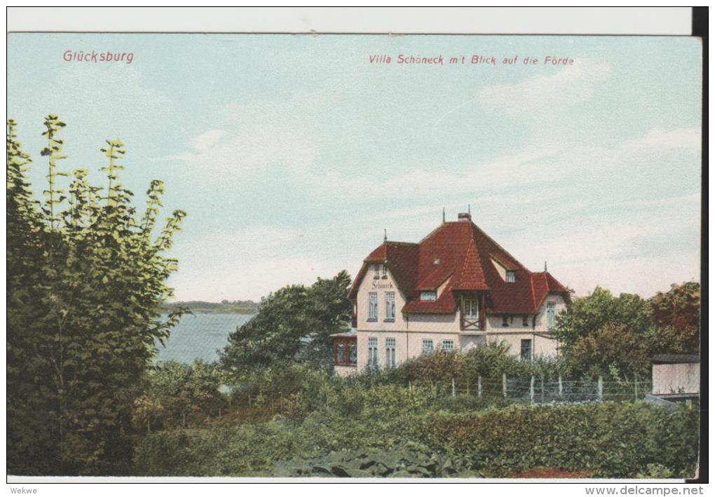 SH033/ Glücksburg, Villa Schöneck Ca. 1910, Nicht Gelaufen - Glücksburg