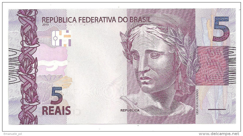 Brazil 5 Reais 2010 UNC - Brasilien